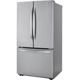 thumbnail image 3 of LG LRFCC23D6S 23 Cu. Ft. Stainless Counter-Depth 3-Door French Door Smart Refrigerator, 3 of 4