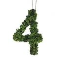 thumbnail image 1 of Modern Home 12" Real Preserved Boxwood Monogram Wreath Letters - 4, 1 of 2
