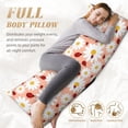 thumbnail image 5 of Easygdp Daisy and Ladybug Long Body Pillowcase - Super Soft Microfiber Body Pillow Case - Envelope Closure, Cool, Anti-Fading- 20x54 in, 5 of 8