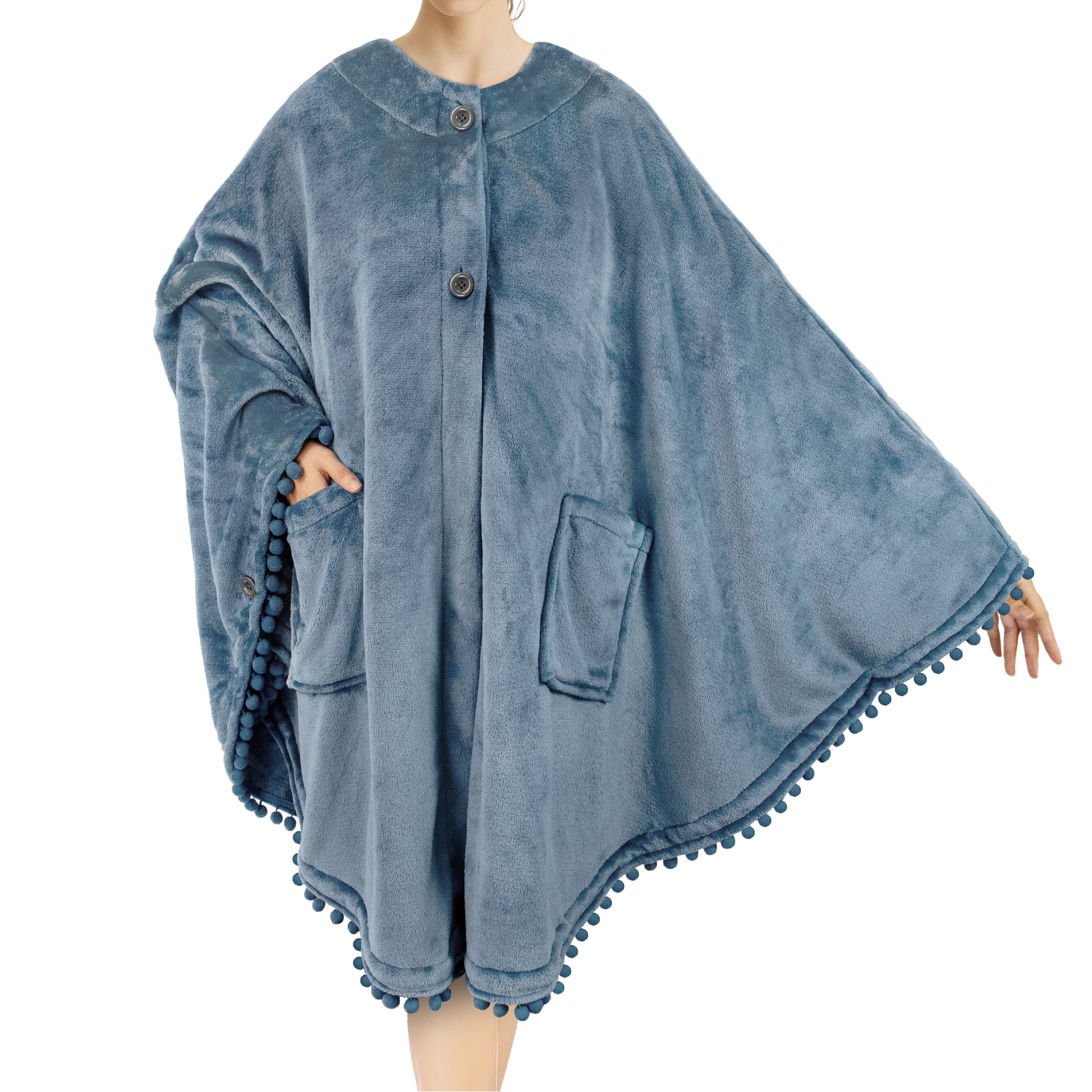 WHOLESALE BULK LOT OF 10 MIXE Style Blanket Poncho Cloak Warm SCARF/SHAWL sc071 