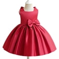 thumbnail image 5 of Flower Baby Girl Dress Wedding Bowknot Pageant Birthday Party Prom Gown, 12M-5T, 5 of 7