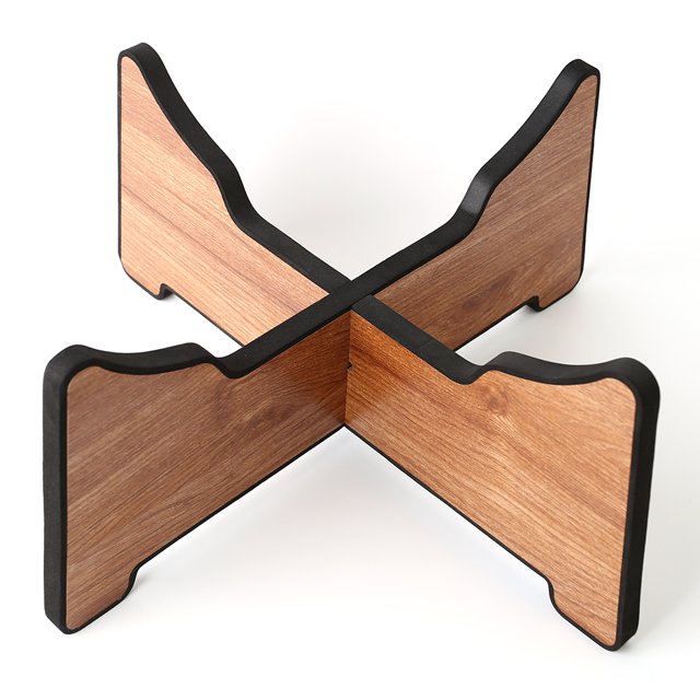 Soporte para tambor de mano Instrumento de tambor de lengüeta Soporte de madera maciza para tambor de mano (L) Tmvgtek Para Estrenar