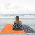 thumbnail image 7 of Sand Proof Beach Blanket Waterproof Picnic Blanket Outdoor Compact Pocket Blanket for Hiking Camping Festivals Sports Travel with Bag & Stakes, 7 of 7