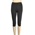 thumbnail image 6 of GEWSEY Women's Active FormFlex Buttery Soft High Waist 19" Inseam Capri Yoga Workout Leggings with Pockets (Black, M), 6 of 6