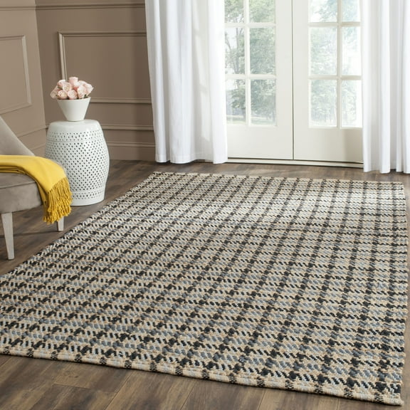 SAFAVIEH Cape Cod Josephina Geometric Area Rug, Gray/Natural, 4' x 6'