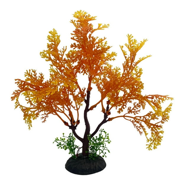 TINYSOME 15cm Plastic Plants for Aquarium Artificial Underwater Small