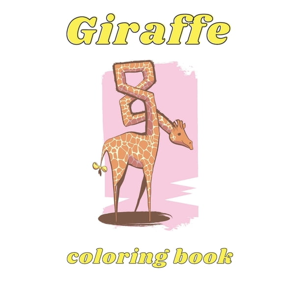 Giraffe : Coloring book for kids and adults with calming graphics (Paperback)