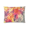 thumbnail image 1 of RYLABLUE Honeycomb Deisign Pillowcase Pillow Cover Two Sides Printing 20x30 Inches, 1 of 1