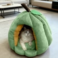 thumbnail image 5 of Viflosae Cats Beds Cats Beds Cats Tent Dogs Beds Semi Enclosed Cats Cave Bed with A Plusher Balls Soft Comfortable Covered Cats Bed with A Washable Detachable Mat Pet Products, 5 of 7