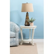 Aubert Accent Side Table, White