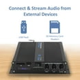 thumbnail image 2 of Pyle 6 Channel 600 Watt Marine Amplifier Bluetooth Receiver Sound System, 2 of 4