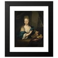 thumbnail image 2 of Arnold Boonen 12x14 Black Modern Framed Museum Art Print Titled - Catharina Backer (1689-1766) (1713), 2 of 5