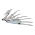 thumbnail image 3 of French Home 7-Piece Laguiole Cheese Knife and Spreader Set with Mother of Pearl Handles, 3 of 5