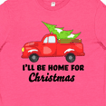 thumbnail image 4 of Inktastic I'll Be Home for Christmas Truck with Tree Youth T-Shirt, 4 of 5