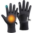 thumbnail image 1 of Guantes de invierno para hombres y mujeres, guantes impermeables, guantes con pantalla táctil, guantes térmicos, guantes cálidos para mensajes de texto con pantalla táctil, 1 of 5