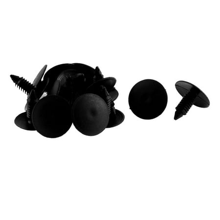 Buick Door Seals - Unique Bargains 15 Pcs Black Plastic Door Seal Nail Rivet Trim Mat Clip for Buick