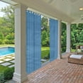 thumbnail image 5 of Darzheoy Sheer Outdoor Curtains for Patio Waterproof/Weatherproof, Fade Resistant Outside Voile Curtains for Gazebo, Front Porch, Pergola, Sun Filtering Privacy Curtain (1 Pack), 5 of 6
