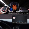 thumbnail image 2 of Zootealy 7-Inch Dual Lens Car DVR with Suction Cup Mount - High Definition Dash Cam System with Rearview Mirror, Wide-Angle Recording - No Battery or Plug Included, 2 of 7