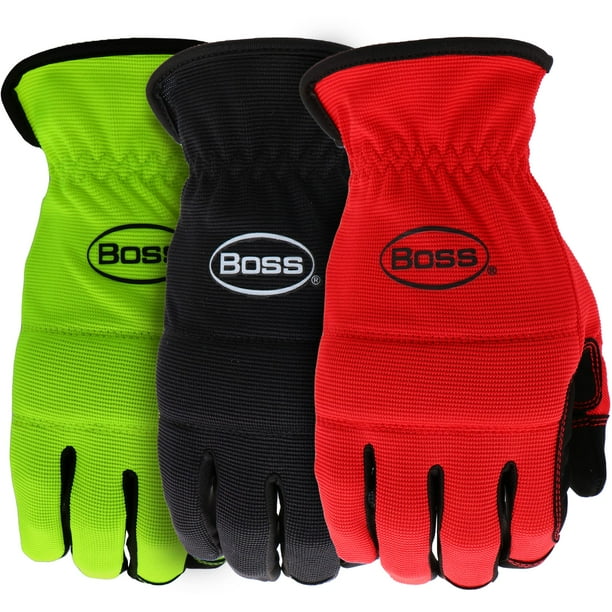 Guantes de trabajo BOSS Task de piel sintética de alto rendimiento
