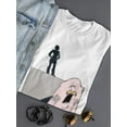 thumbnail image 3 of Intimidating Silhouettes T-Shirt Women -Wilfred Hildonen Designs, Female Small, 3 of 4