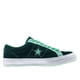 thumbnail image 4 of Converse One Star Green WWhite Splicing Bag con soporte sexual Zapatillas de tabla de caña baja unisex, color verde, 4 of 5