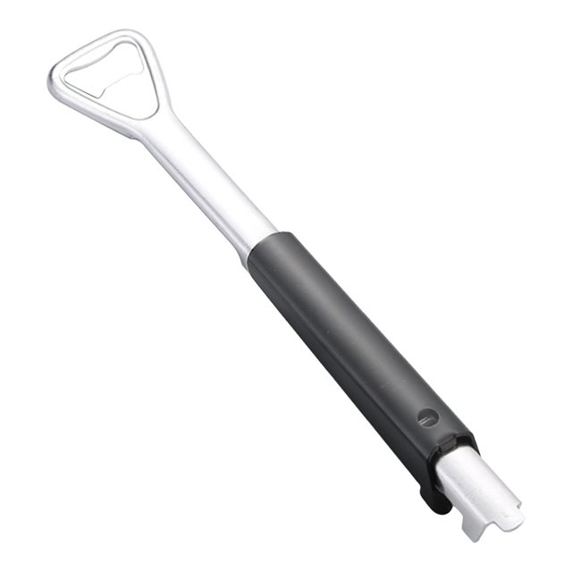 Hxlamzoo Adjustable Stainless Steel Can Opener & Bottle Opener - Durable Kitchen Tool for All-Size Cans, Ergonomic Handle, Space-Saving Design