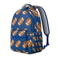 thumbnail image 3 of Soccer Basketball Students Backpack Sports Ball Game Team School Bag with Football Baseball Print, Adjustable Strap and Durable for Training, 3 of 6
