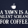 thumbnail image 3 of CafePress - A Yawn Is A Silent Scream For Coffee Hoodie - Pullover Hoodie, Classic, Comfortable Hooded Sweatshirt, 3 of 4