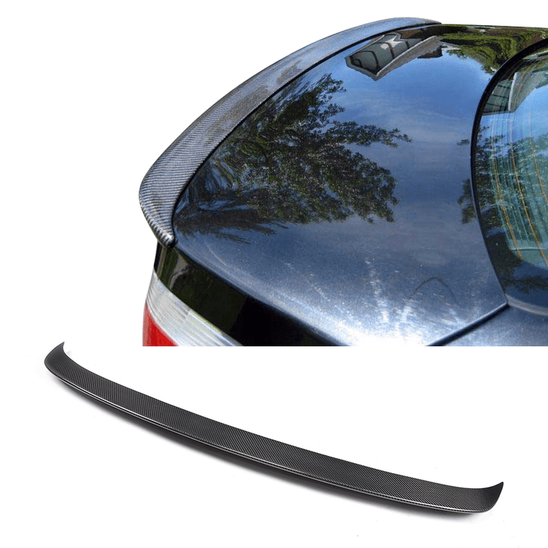 IKON MOTORSPORTS Trunk Spoiler For 2004-2010 BMW 5 Series E60 - M5 Style Carbon Fiber