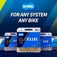 thumbnail image 1 of Bicycle Chain Durable Strong Compressive Lightweight MTB Road Bike Crankset Chain Cycling Parts for Daily Use, 1 of 7