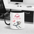 thumbnail image 5 of Every Fart is Love Note Maltese Guilty Face Happy Valentine's 11oz Accent Two-tone Mug Maltese Dog Lover Gifts Idea Coffee Tea Cup - 01016, 5 of 5