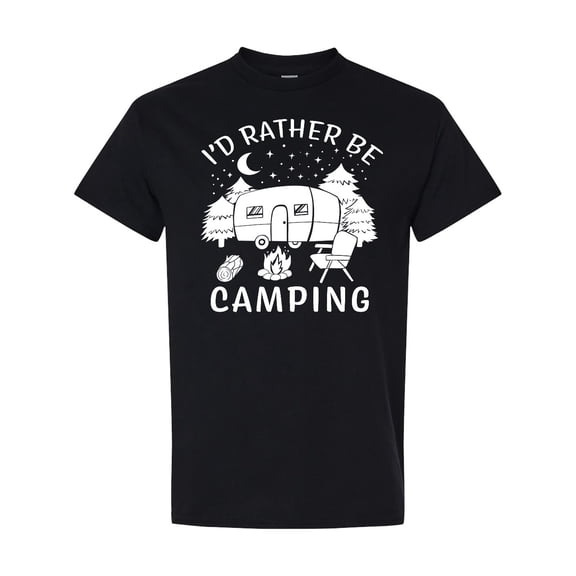 Inktastic I'd Rather Be Camping T-Shirt