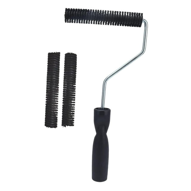 S SERENABLE Outil de Rouleau en Fibre de Verre pour Projets en Résine Tête de Baignoire Extérieure 28mmx150mm