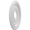 thumbnail image 2 of 16"OD x 3 1/2"ID x 1"P Cole Thermoformed PVC Ceiling Medallion (Fits Canopies up to 4 1/2"), 2 of 4