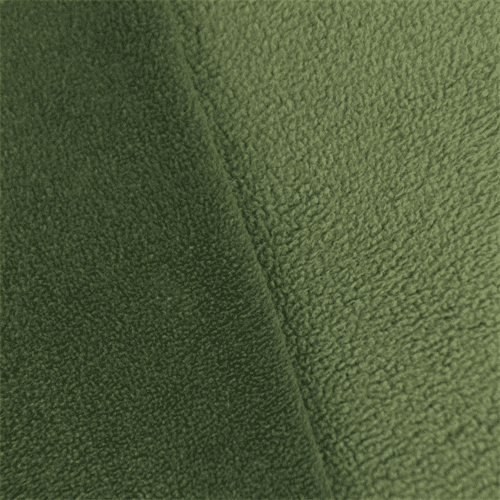 Green Doublesided Polar Fleece, Fabric By the Yard