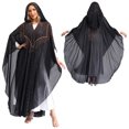 thumbnail image 3 of Vestido musulmán para mujer, vestido Abaya largo holgado con mangas de murciélago y cuentas, caftán Abayas, bata islámica, vestido de Iglesia de Ramadán, 3 of 5