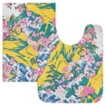 thumbnail image 7 of Yayeee Bath Rugs for Bathroom Floor Set of 2 Non Slip Fluffy Soft Absorbent Mat, Green Mountains, 7 of 7