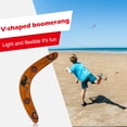 thumbnail image 4 of fankhu Wooden Kangaroo Throwback V Shaped Boomerang Economic Disc Throw Catch Outdoor Sports Game Toys Accessories Parts, 4 of 9