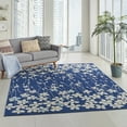 thumbnail image 4 of Desert Fields Contemporary Floral Navy 8' x 10' Area Rug, (8' x 10'), 4 of 6