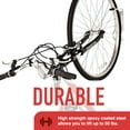 thumbnail image 3 of Racor Vertical Bicycle Storage Rack Single Hook Wall Mount Bike Holder White, 3 of 8