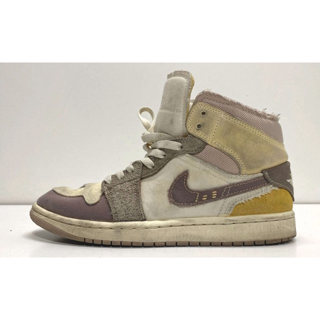 Ni - ke Air Jordan 1 Mid SE Craft 'Inside Out Taupe Haze' Sneakers Men's Size 8
