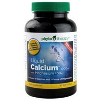 Phyto Therapy - Liquid Calcium 1000 mg with Magnesium 400 mg - 90 Softgels