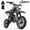 BLACK, variant on Aoemoe Kids Dirt Bike, Perfect Starter Gas Dirt Bike for adventure,Sturdy 40cc dirt bike for Beginner 45×24×16in,4-Stroke,BLACK