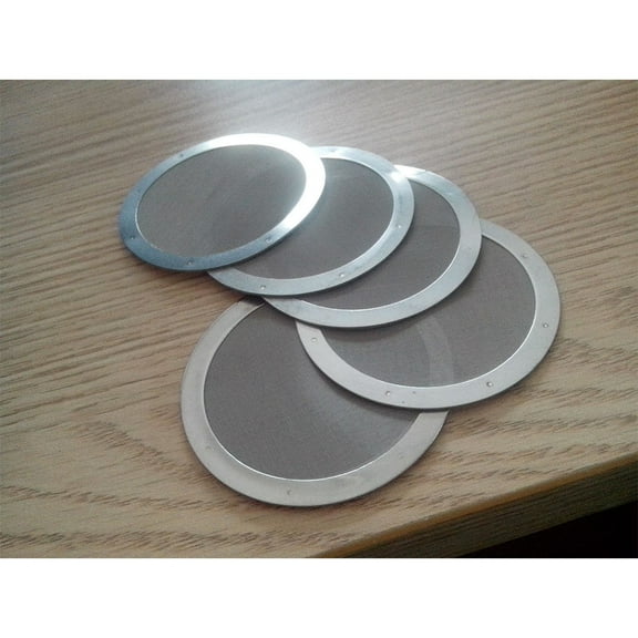WHAMVOX Stainless Steel Coffee Filter for Home Use Reusable and Paperless with Double Layer Mesh 61.5x0.15mm