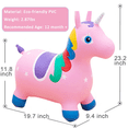 thumbnail image 6 of Bouncy Horse Toys for Toddlers 2-4, Inflatable Hopping Toy, Outdoor Indoor Bounce Toys for Kids Birthday Gifts, 6 of 7