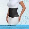 thumbnail image 3 of Postpartum & Post Surgery Abdominal Binder. Postpartum Belly Band Support Recovery after C-Section, Natural Birth, Hysterectomy, Hernia Belt (Black,M), 3 of 8