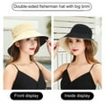 thumbnail image 5 of 2 Pack Bucket Hats Double Sided Sun UPF 50+ Hat UV Protection Packable Brimmed Boonie for Women Men Summer Lightweight Hiking Outdoor Cap, 5 of 6