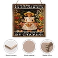 thumbnail image 3 of I Just Want To Work In My Garden And Hang Out With My Chickens Square Hanging Wooden Sign 12x12 Inches Rustic Farmhouse Wall Decor for Bedroom Living Room Kitchen Dinning Room Bathroom, 3 of 8