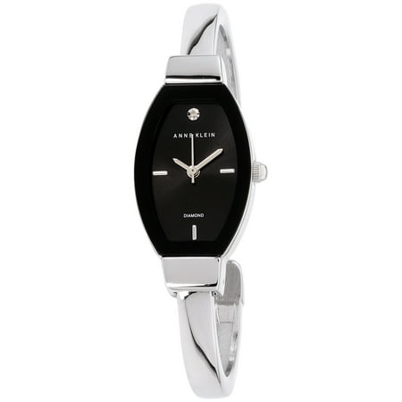 Anne Klein Women's Classic Black Dial Stainless Steel Bracelet Watch