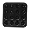 thumbnail image 1 of Billiard Billiard Ball Storage Tray Holds 16 Balls Pool Accessory for Billiards Parlor Black, 1 of 8